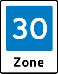 E53: Motorvej - grønt skilt med hvid motorvejssymbol